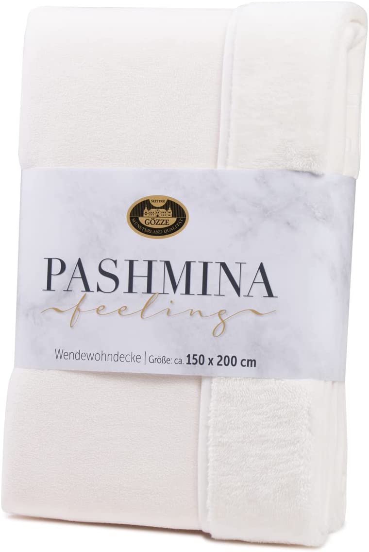 Gözze Wendewohndecke Pashmina-Feeling uni 150 cm | x Heimtextilien 200 Wohnen