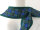 PFLEGE POINT® Ess-Schürze mit Steckverschluss grün-blau