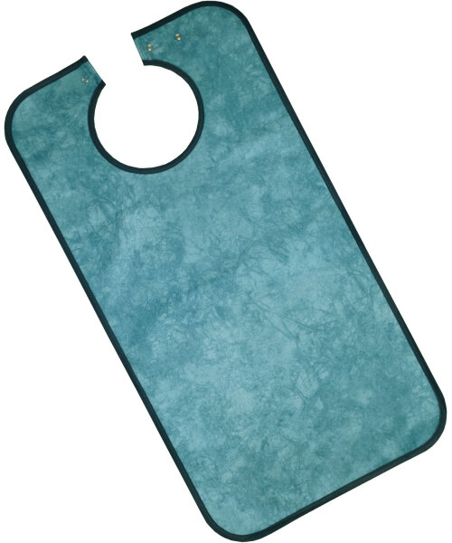 PFLEGE POINT® Ess-Schürze mit Druckknöpfen hellblau